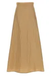 Jil Sander Long Flared Skirt With High-waisted Silhouette