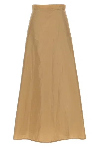 JIL SANDER JIL SANDER LONG FLARED SKIRT