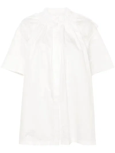 Jil Sander Long Shirt In White