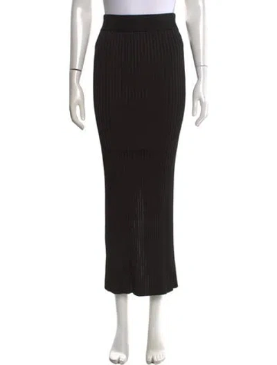 Pre-owned Jil Sander Long Skirt In Black