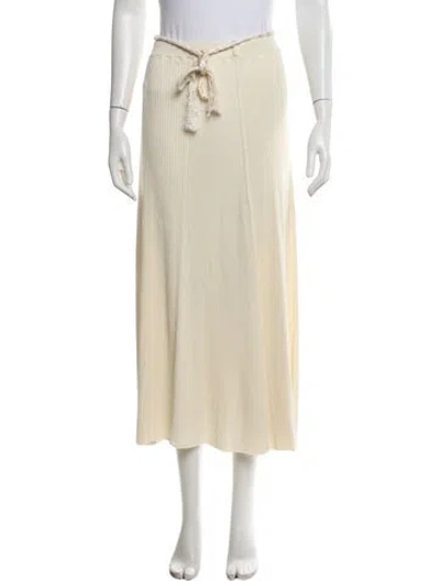 Pre-owned Jil Sander Long Skirt In Neutrals