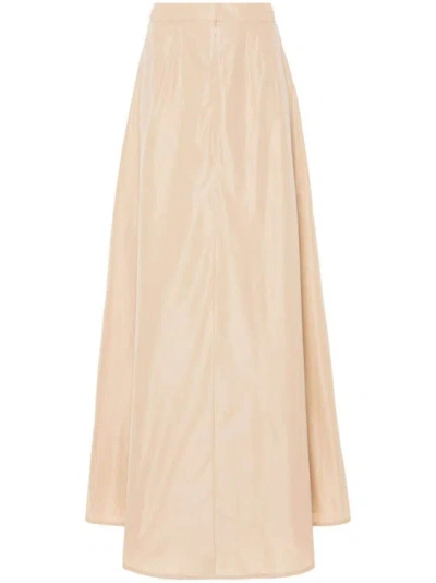 Jil Sander Long Skirt In Neutrals