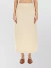Jil Sander Boiled Wool Midi Skirt