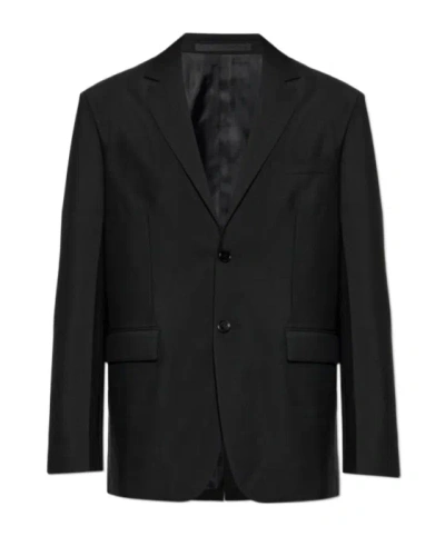 Jil Sander Long Sleeve Blazer In Black