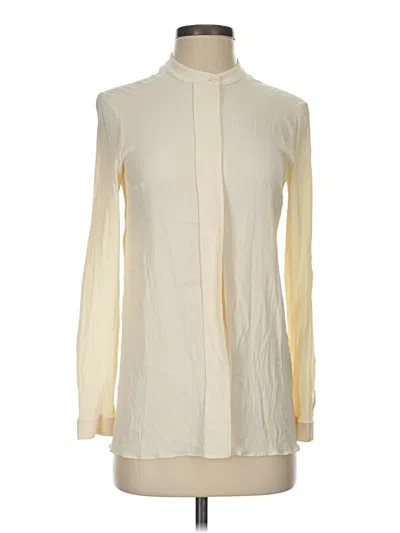 Pre-owned Jil Sander Long Sleeve Blouse In Yellow