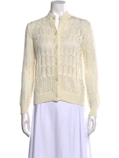 Pre-owned Jil Sander Long Sleeve Button-up Top In Neutral