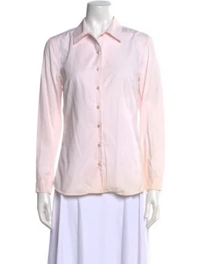 Pre-owned Jil Sander Long Sleeve Button-up Top In Neutral