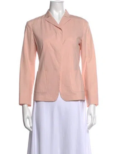 Pre-owned Jil Sander Long Sleeve Button-up Top In Pink