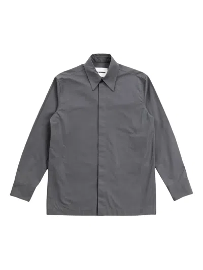 JIL SANDER LONG-SLEEVE COTTON SHIRT