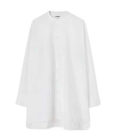 JIL SANDER JIL SANDER LONG-SLEEVED OVERSIZED SHIRT