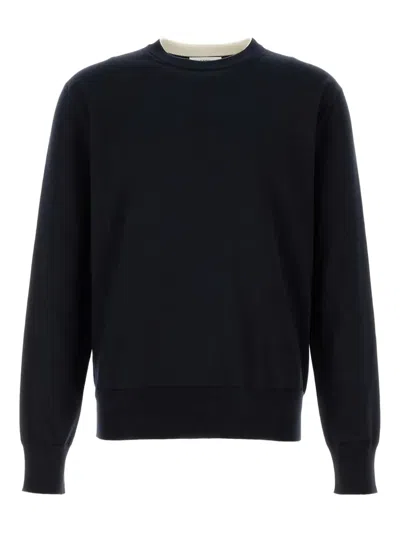 Jil Sander Long-sleeve Cotton Sweatshirt In Black