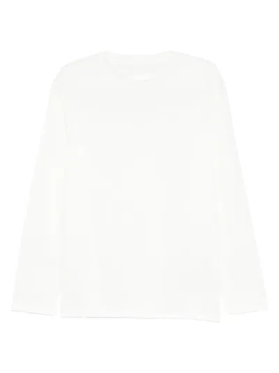 Jil Sander Long-sleeve Cotton T-shirt In White