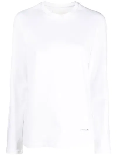 Jil Sander T-shirt Cn Ls In White