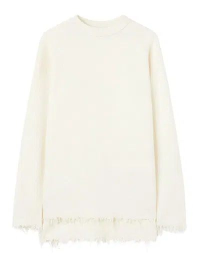 JIL SANDER LONG SLEEVE CREW-NECK SWEATER