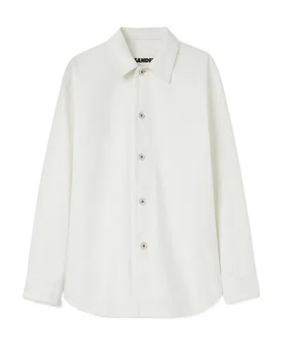 Jil Sander Buttoned Shirt In White