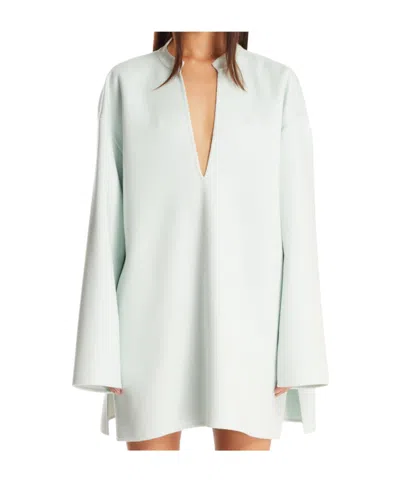 Jil Sander Long Sleeve Dress In Blue