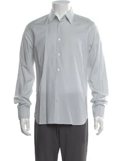 Pre-owned Jil Sander Long Sleeve Dress Shirt In Blue