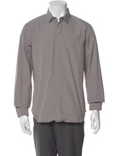 Pre-owned Jil Sander Long Sleeve Dress Shirt In Gray