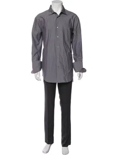 Pre-owned Jil Sander Long Sleeve Dress Shirt In Gray