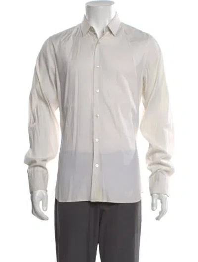 Pre-owned Jil Sander Long Sleeve Dress Shirt In Gray
