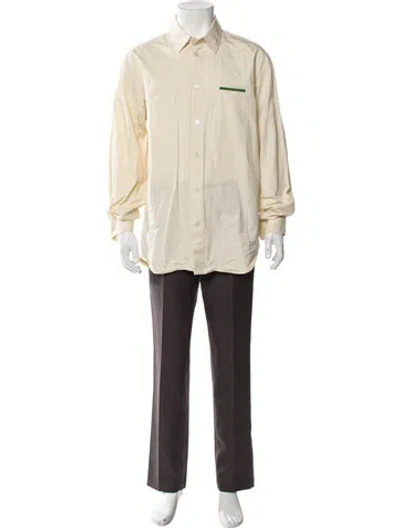 Pre-owned Jil Sander Long Sleeve Dress Shirt In Neutral