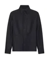 Jil Sander Patch-pocket Snap-button Shirt In Black