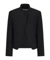 Jil Sander Long Sleeve Jacket In Black