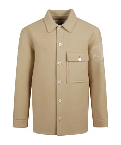 Jil Sander Long Sleeve Jacket In Brown