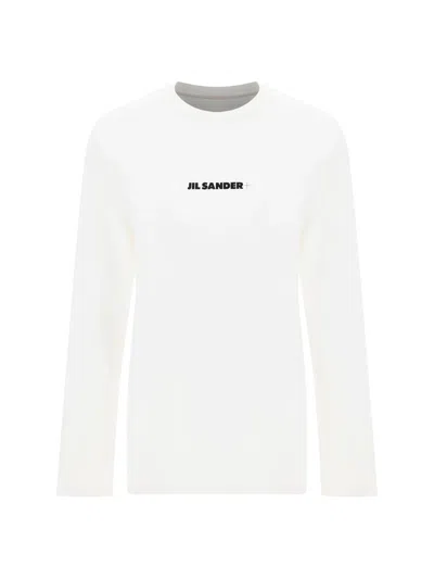 Jil Sander Long-sleeve Jersey In White