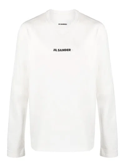 JIL SANDER LONG-SLEEVE LOGO T-SHIRT