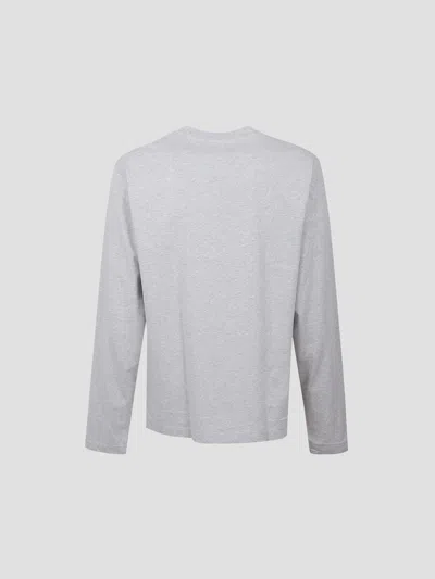 Jil Sander Long Sleeve Mini T-shirt In Gray