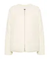 Jil Sander Long-sleeve Padded Jacket In White