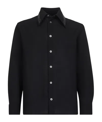 Jil Sander Long Sleeve Shirt In Black