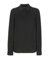 Jil Sander Long Sleeve Shirt In Black