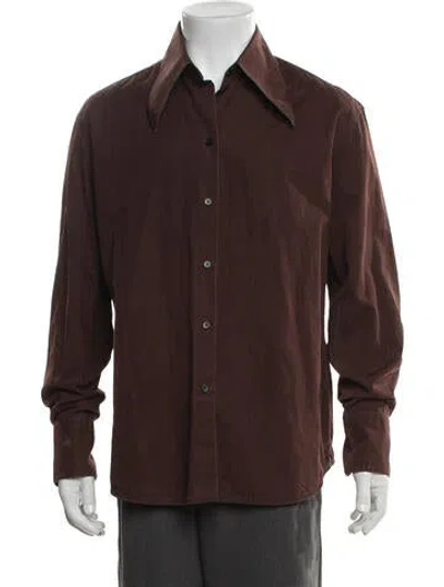 Pre-owned Jil Sander Long Sleeve Shirt In Brown