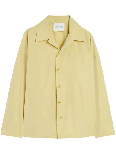 Jil Sander Long-sleeve Shirt In Lemon