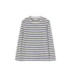 Jil Sander Long-sleeve Striped T-shirt In White