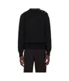 Jil Sander Long Sleeve Sweater In Black