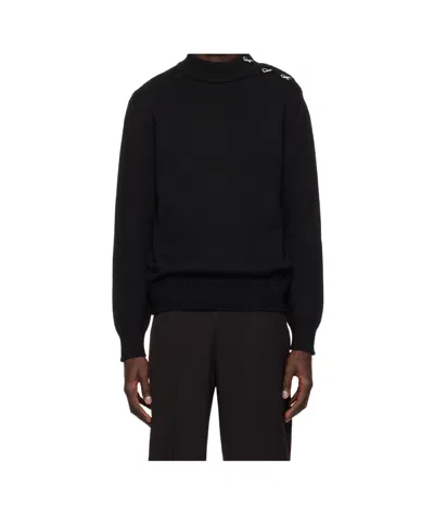 Jil Sander Long Sleeve Sweater In Black
