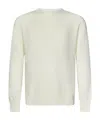 Jil Sander Crewneck Pullover In White