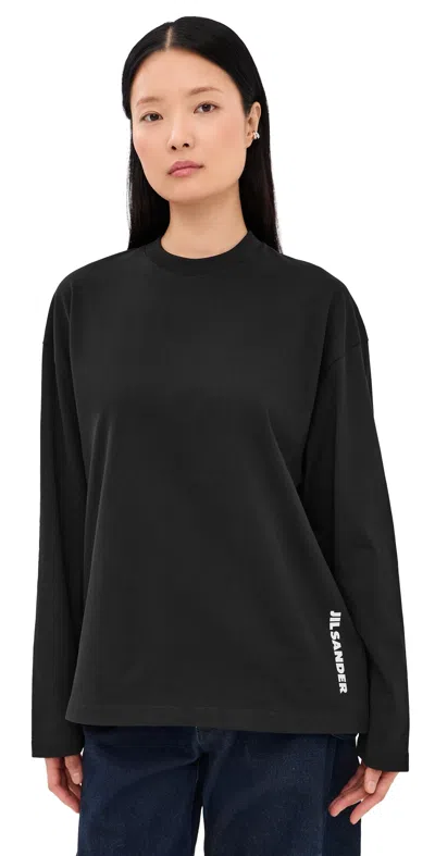 Jil Sander Long Sleeve T-shirt Black