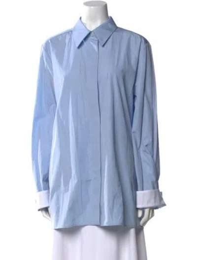 Pre-owned Jil Sander Long Sleeve Tunic In Blue