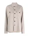 Jil Sander Long-sleeve Virgin-wool Shirt In Nude
