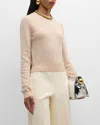 Jil Sander Long-sleeve Wool Crop Sweater In English Ro