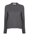 Jil Sander Long-sleeve Wool Jumper In Black