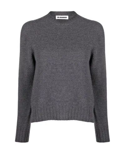 Jil Sander Long-sleeve Wool Jumper In Black