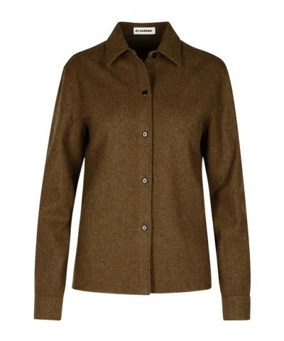 JIL SANDER JIL SANDER LONG-SLEEVED BUTTON-UP SHIRT