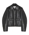 Jil Sander Long-sleeved Casual Jacket In Black