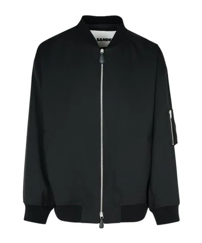 JIL SANDER JIL SANDER OVERSIZED ZIP-UP JACKET