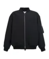 Jil Sander Zip-up Bomber Jacket In Black